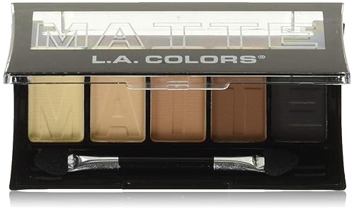 Miniatura 6 de Paleta de 5 sombras para ojos mate La Color