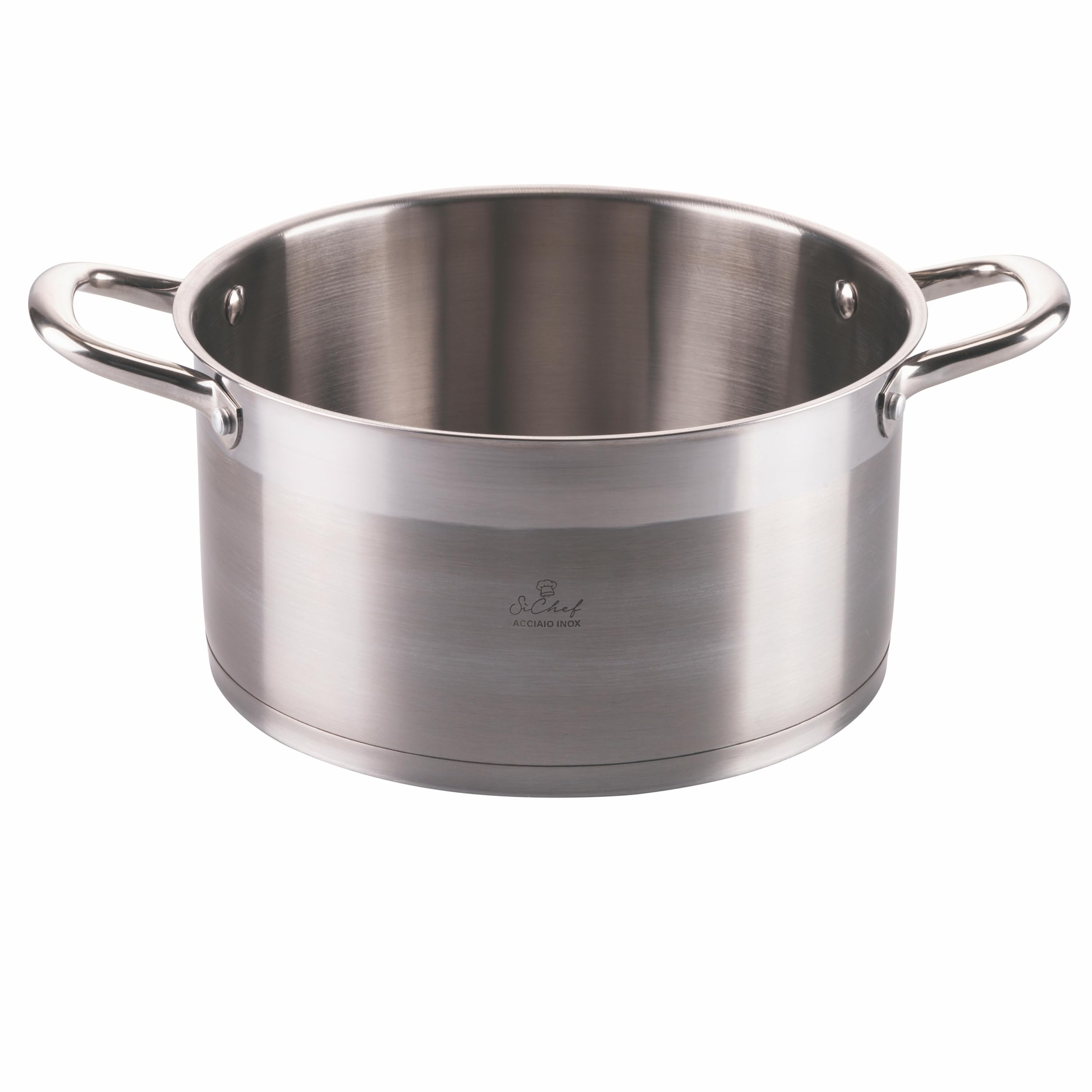 Batteria 15 pezzi, in acciaio inox 18/0, induzione, Inox SìChef