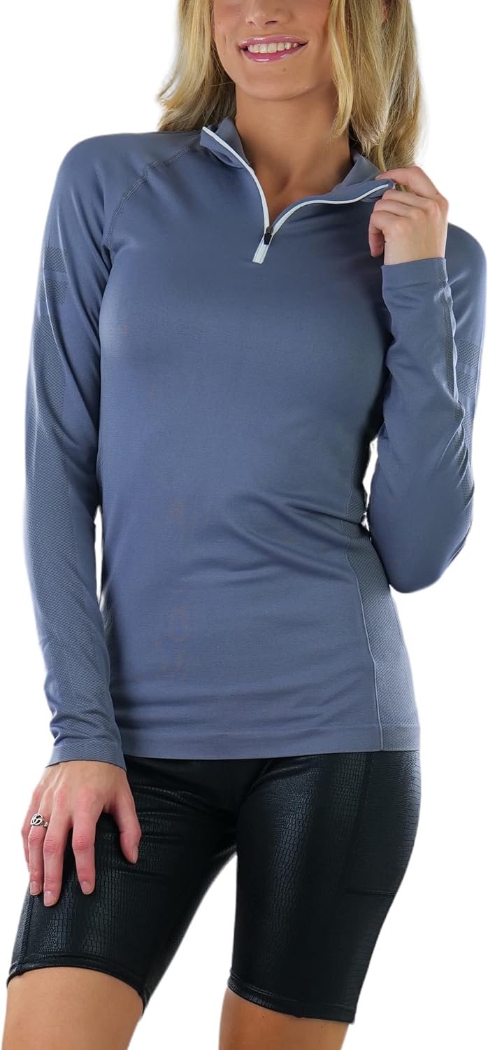 ToBeInStyle Women's Long Sleeve Full Zip-Up Track and Active Jackets