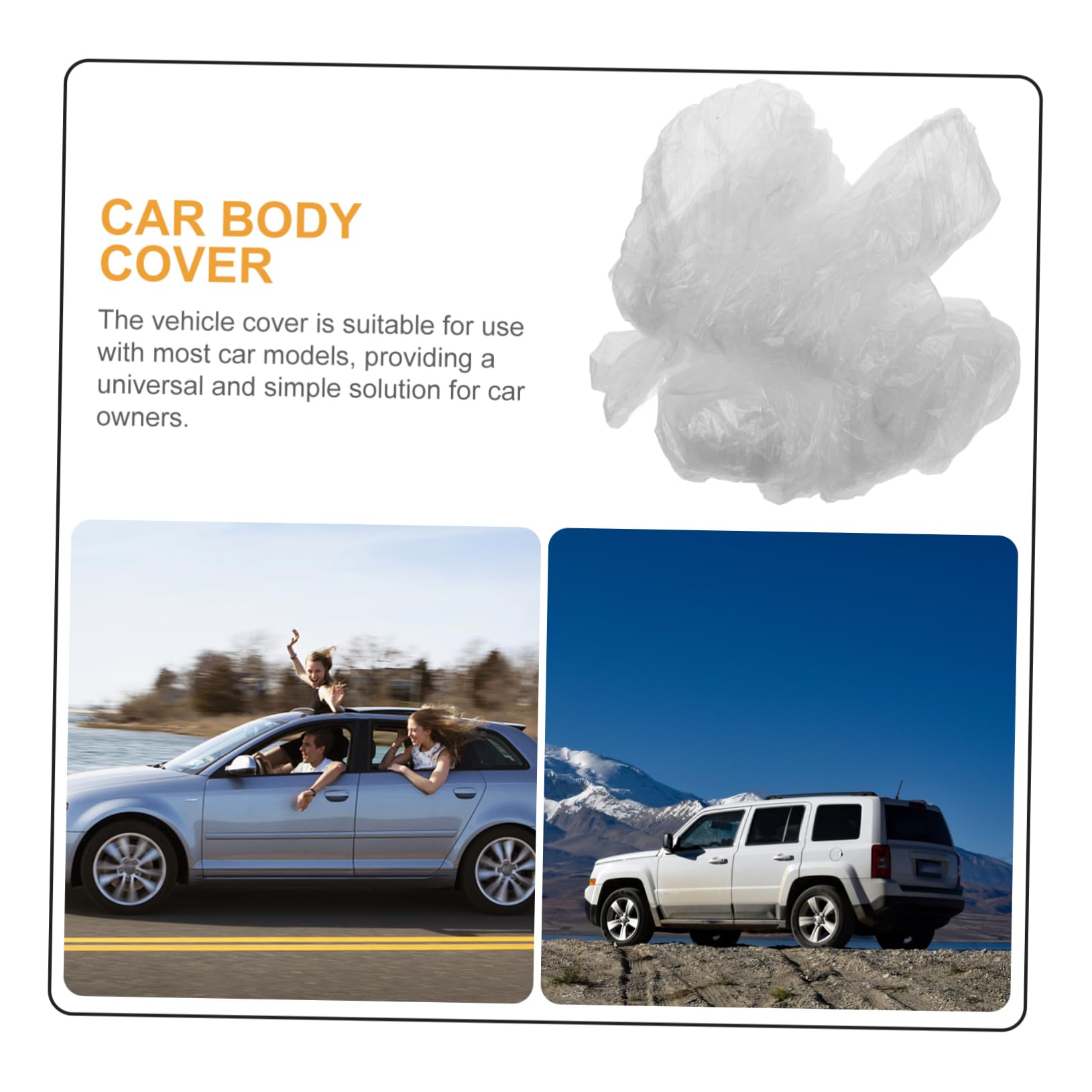 BUGUUYO Automotive Weatherproof Cover Car Covers for Weather Quick Install Car Antifreeze Shield — view 8