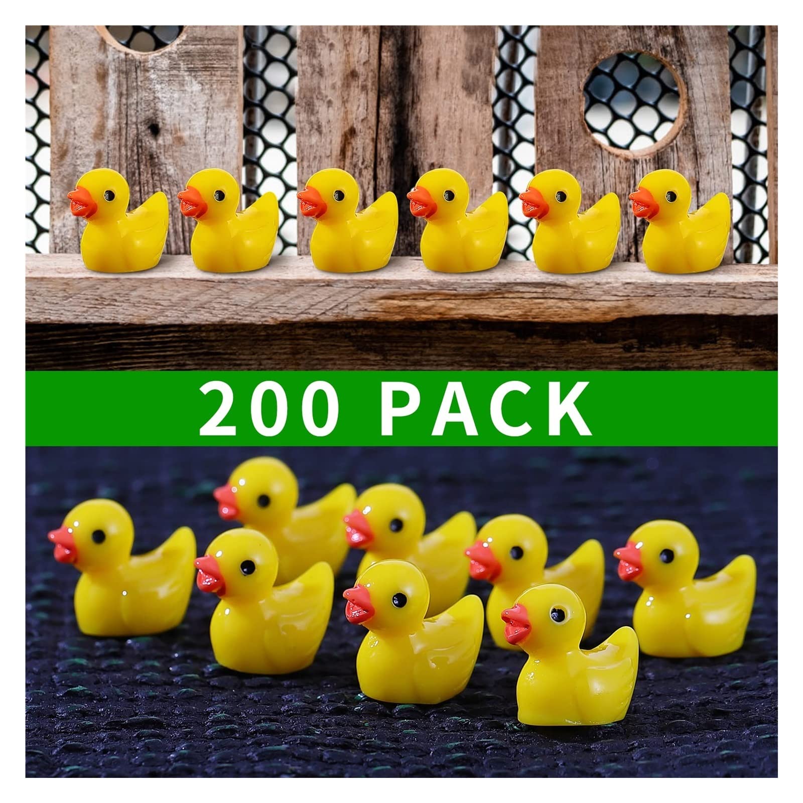 10-200 pz/set Resina Mini Anatre Ornamento Figure In Miniatura Piccolo