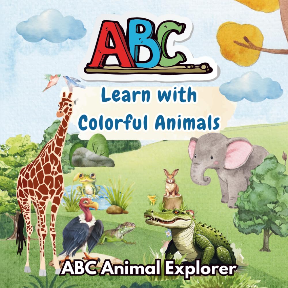 ABC Animal Explorers: Learn the Alphabet with Colorful Animals and Pets from A to Z