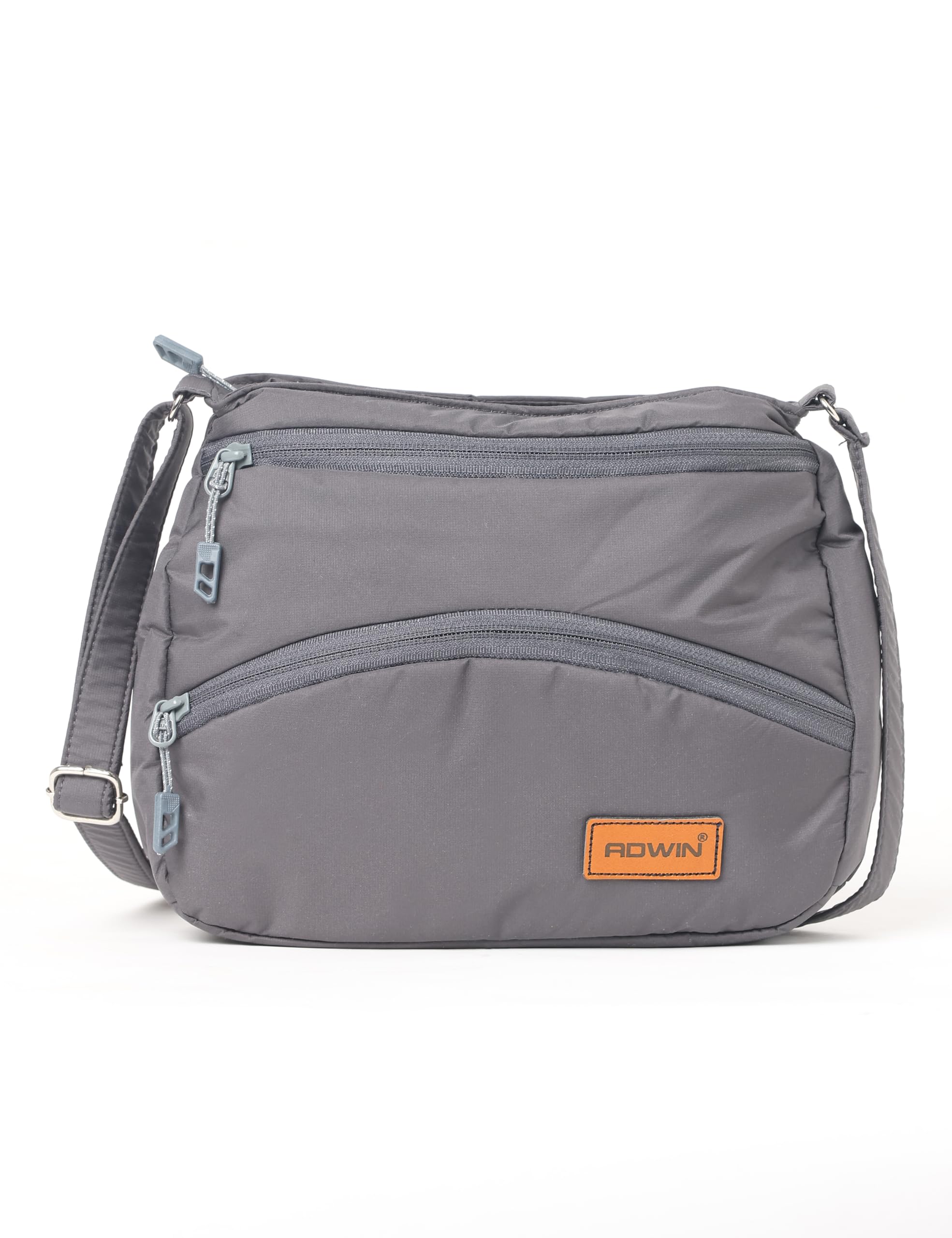 ADWIN Sling Bag For Women/Girls | Made With Durable Material | Zip Closure (007 Grey) (B0CTQBS562) Amazon Price History, Amazon Price Tracker