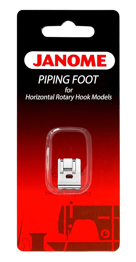 Janome Piping Foot for horizontal Rotary Hook Models