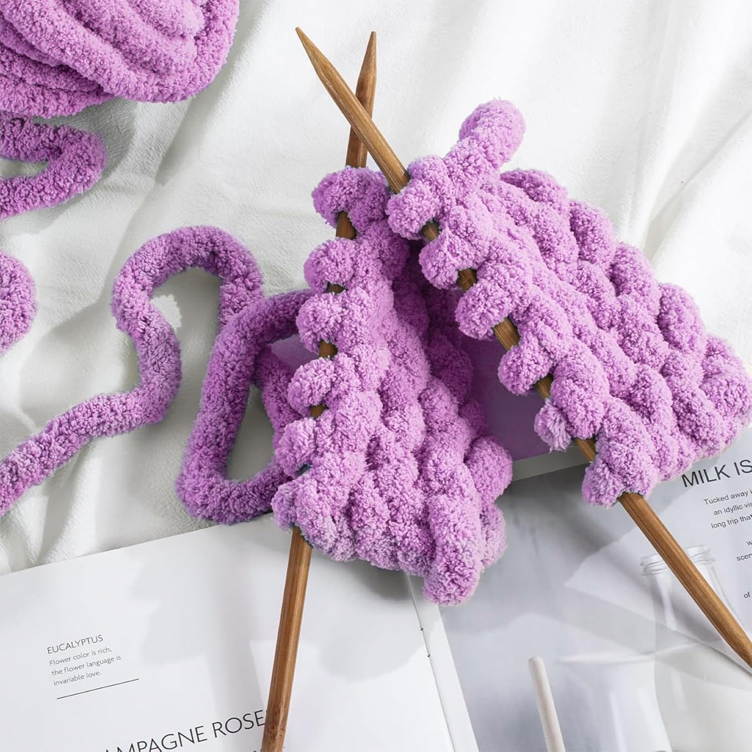 4PCS Knitting Wool Yarn 100g - Image 4