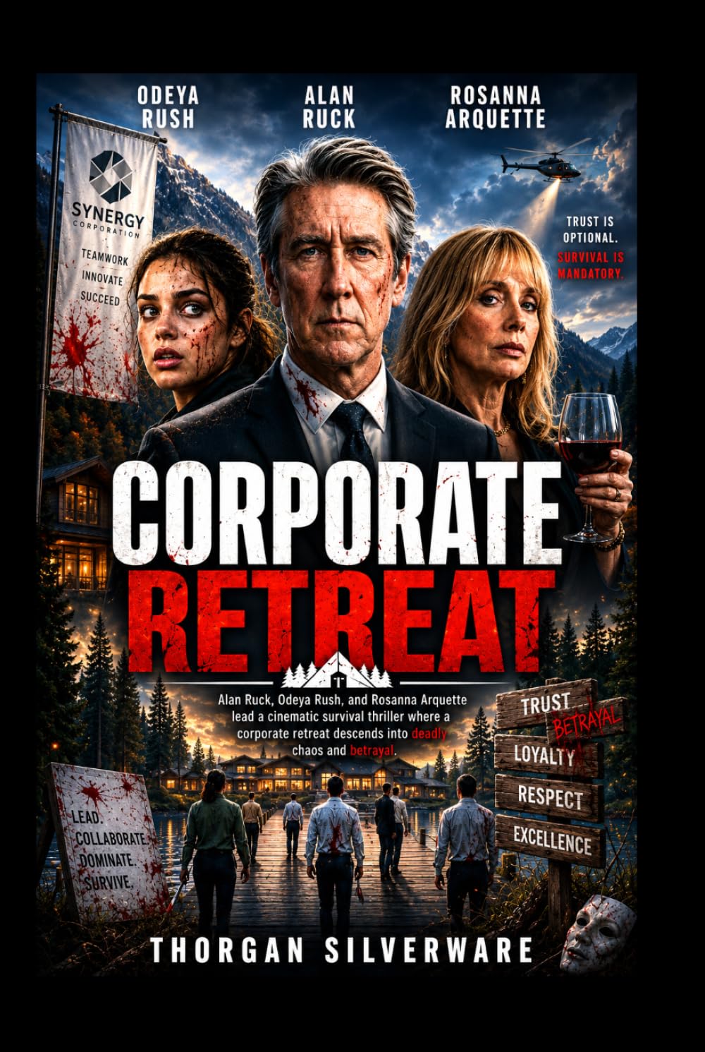 Thriller Corporate Retreat avec Rosanna Arquette en DVD