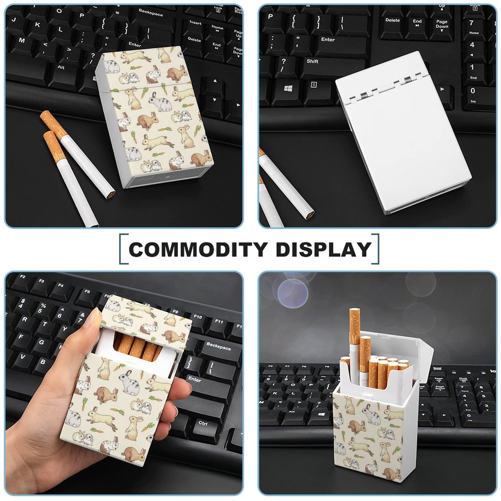 Amazon | タバコケース うさぎ柄 シガレットケース 煙草ケース 煙草