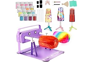 Double Cup Turner for Crafts Tumbler Metal Rotating Spinner Machine with Hot...