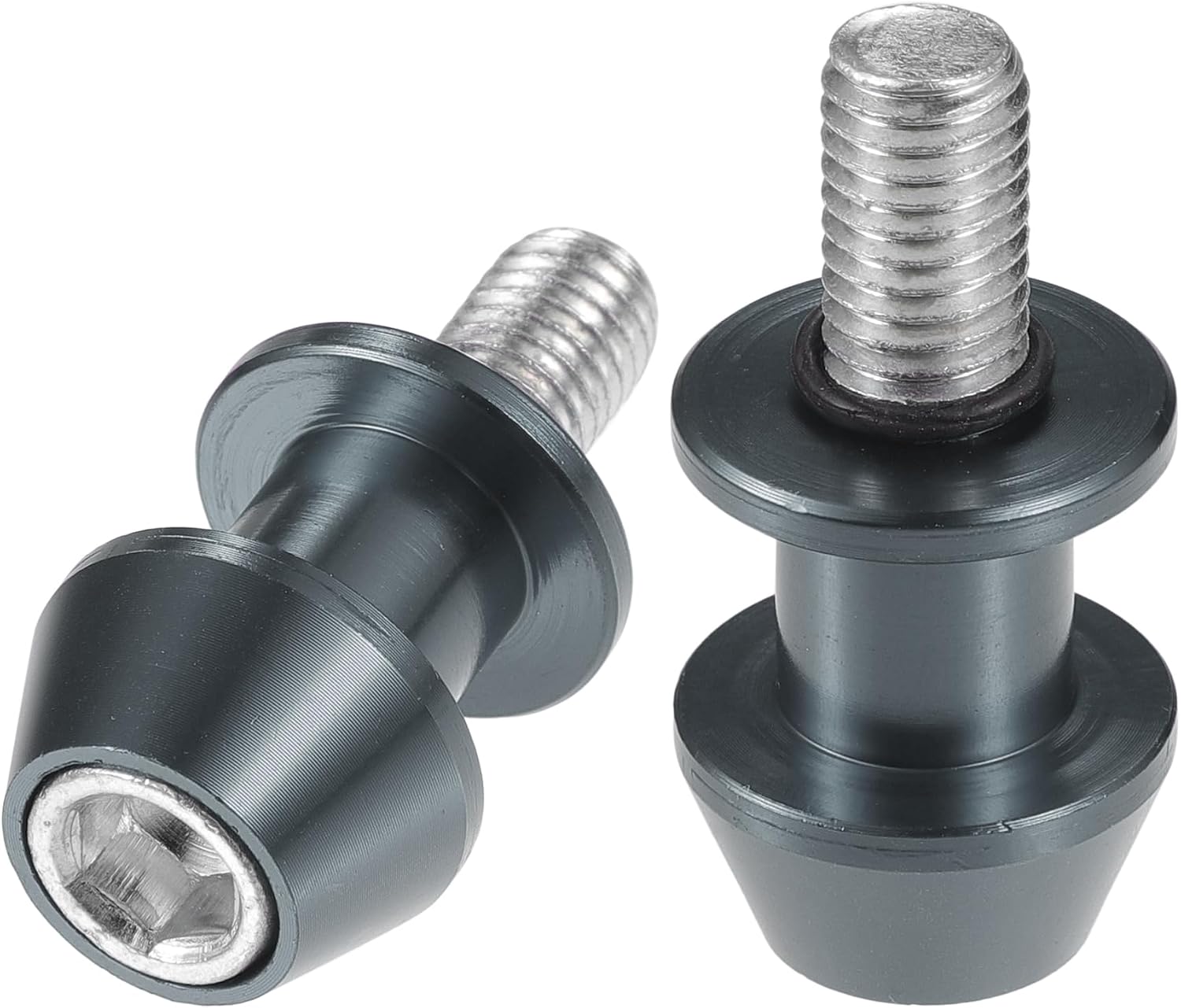 1 para wsporników wahacza, 10 mm M10 x 1,5 uniwersalny uchwyt wahacza CNC do motocykla wytrzymały stop aluminium kolor tytanowy