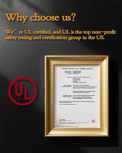 Miniatura 7 de Tira de luces LED superbrillantes para exteriores, bombillas S14 de 48 pies (1 repuesto), IP65 impermeable, grado comercial e inastillable,