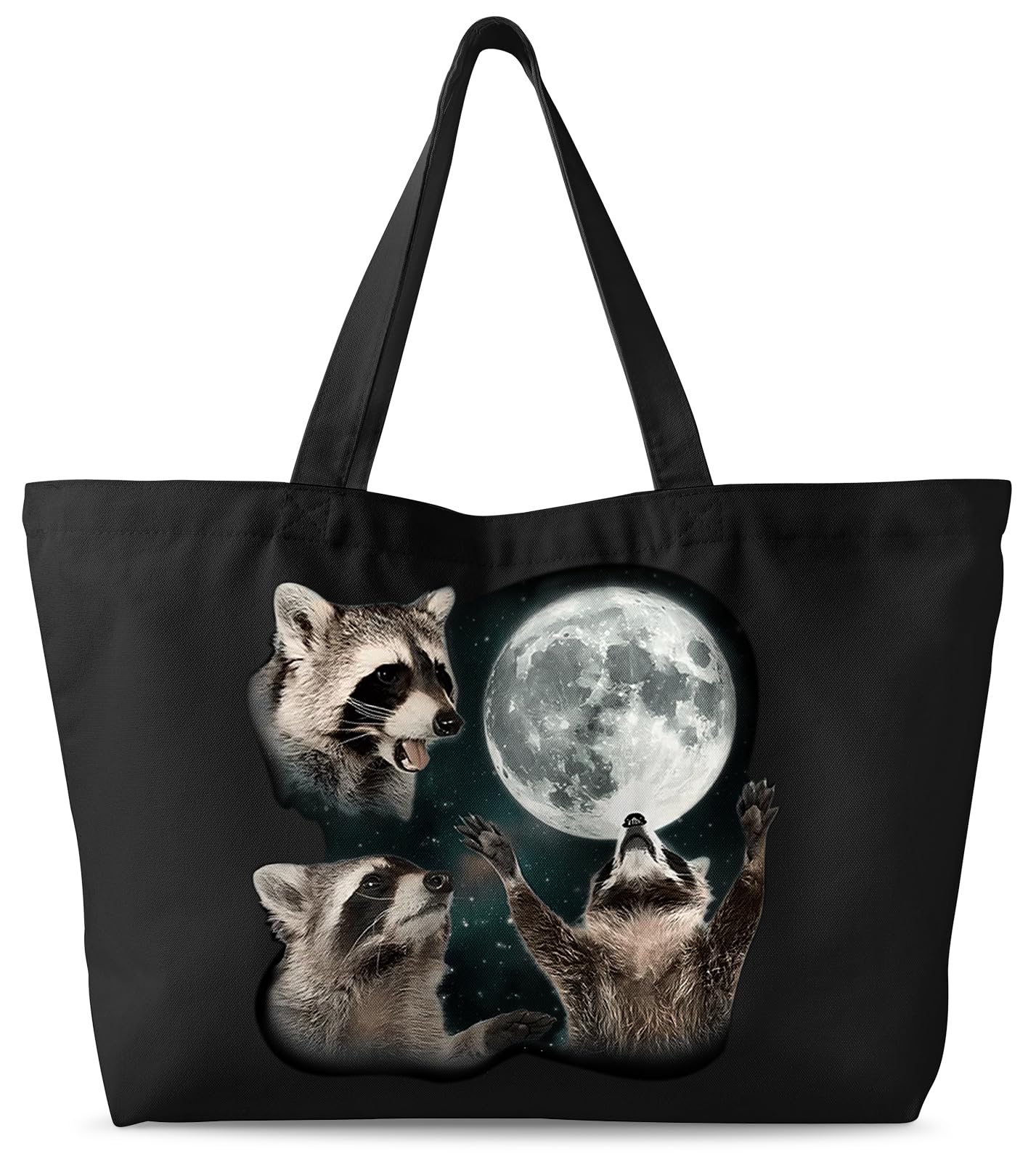 Miss Adola Large Tote Bag for Women - Canvas Tote Bag with Zipper Aesthetic Reusable Shoulder Bag for Gym, Travel, Work