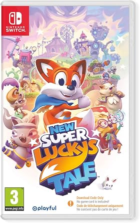 pqube 1166792 New Super Lucky's Tale Code in a Box, Black