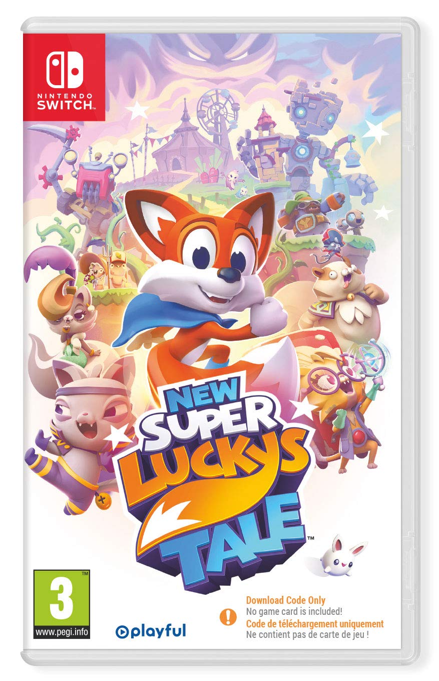 New Super Luckys Tale Nintendo Switch Code in Box NEW & SEALED Fast Free Postage