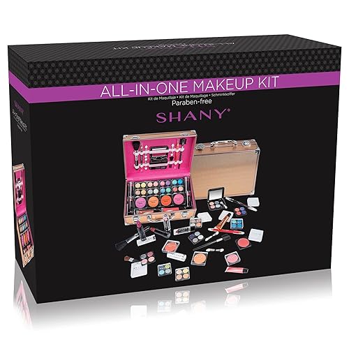 Miniatura 6 de SHANY Carry All - Estuche de maquillaje con juego de maquillaje profesional, pinceles de belleza, pintalabios, sombras de ojos, rubores, polvos y
