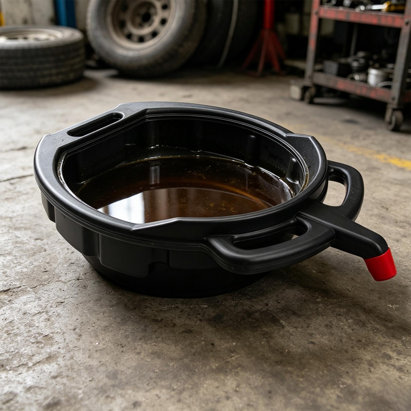 Recogeaceite para Coche Contenedor Antisalpicaduras Resistente al Calor