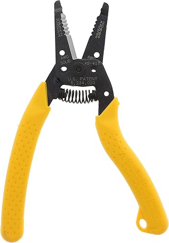 Miniatura 2 de IDEAL Electrical 45-417 Premium Reflex T Pelacables - 22-30 AWG sólido, 24-32 AWG trenzado, pelacables con nariz de alicates, cierre deslizante,