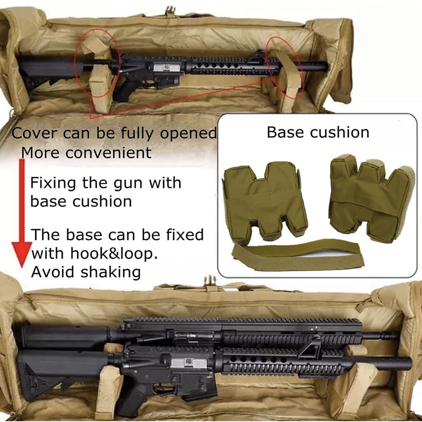 Gewehrtasche Für 2 Waffen - Taktische Transporttasche M249 Bis 100cm