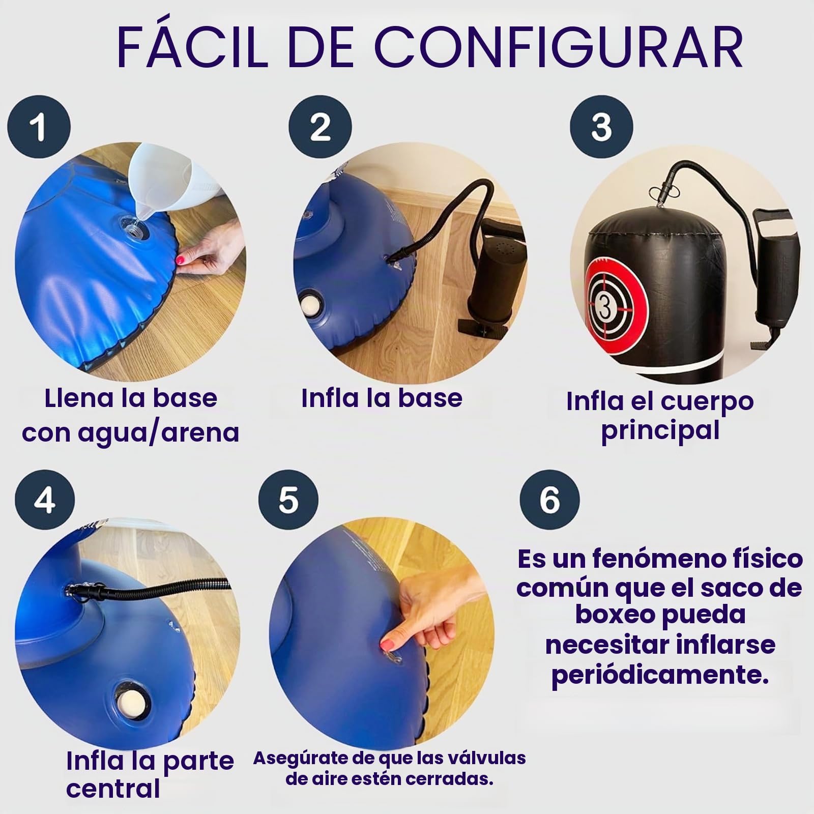 Saco de Boxeo Niños con Guantes de Boxeo 160cm Hinchable Saco de Boxeo para Niños 3-12 Juguete Divertido y Seguro para Hacer Ejercicio en Casa Regalo para Niños Niñas Sin BPA