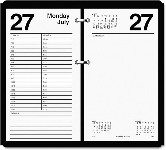 AtAGlance Large Daily Desk Calendar Refill for 2012, 4 1