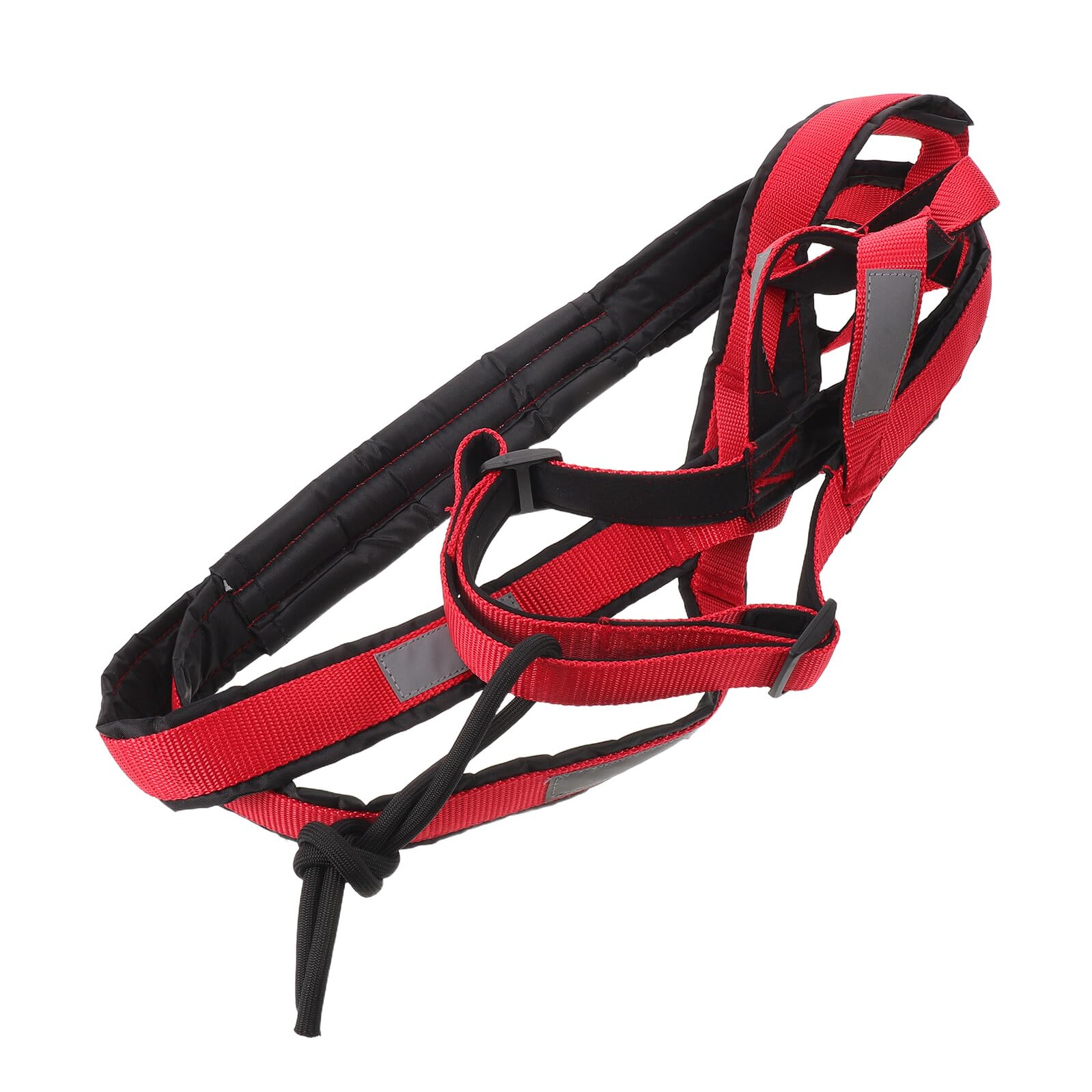 Arnés Ajustable para Perros Grandes XXL con Chaleco Resistente de Nailon, Tiras Reflectantes para Paseo Nocturno, Arnés para Trineo, Correr y Ciclismo