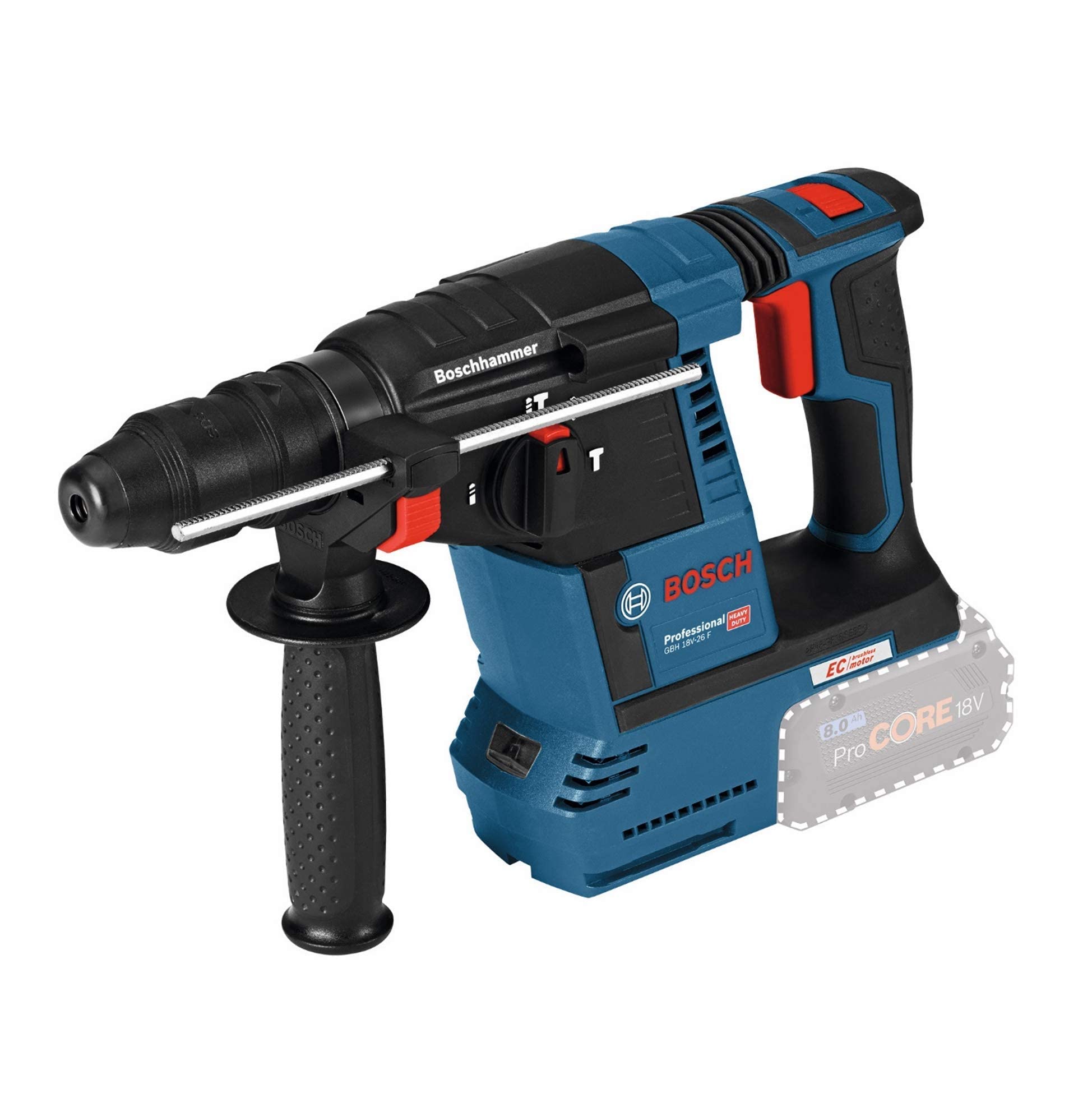Bosch Professional 611910000 V-26 GBH Martello Perforatore, 18 V, Blu