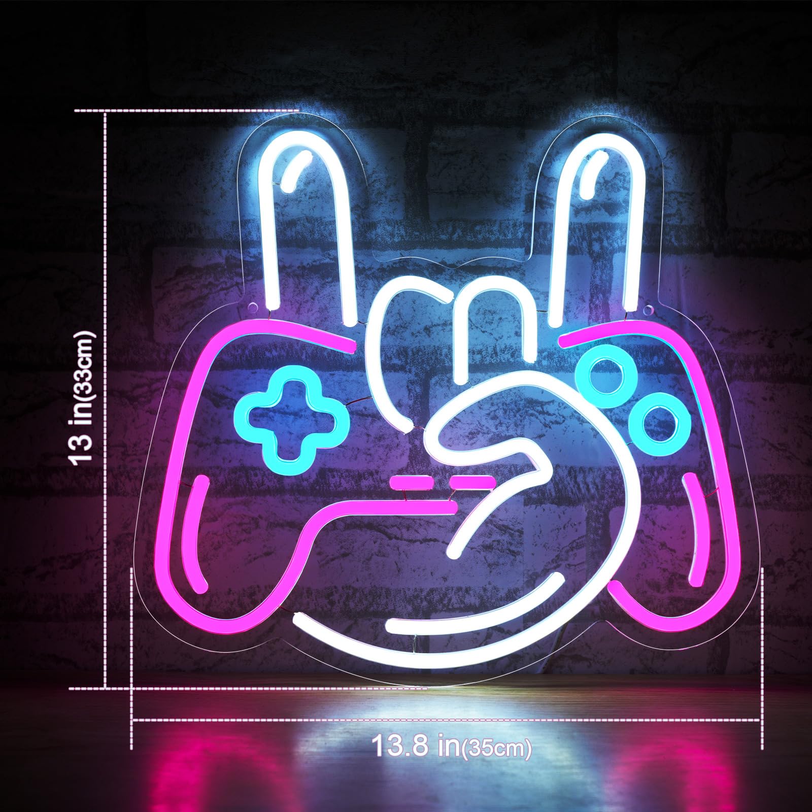 ONENENO Gamer LED Neon Sign for Wall Decoration Lightness