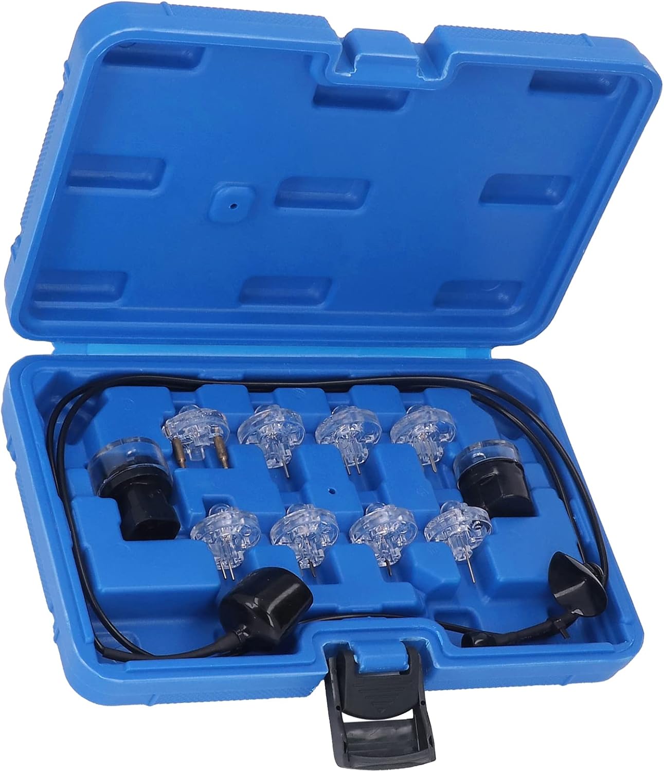 Fuel Injector Tester Tool Noid Light Set,11pcs Professional Car Diagnostic Tool with Storage Box