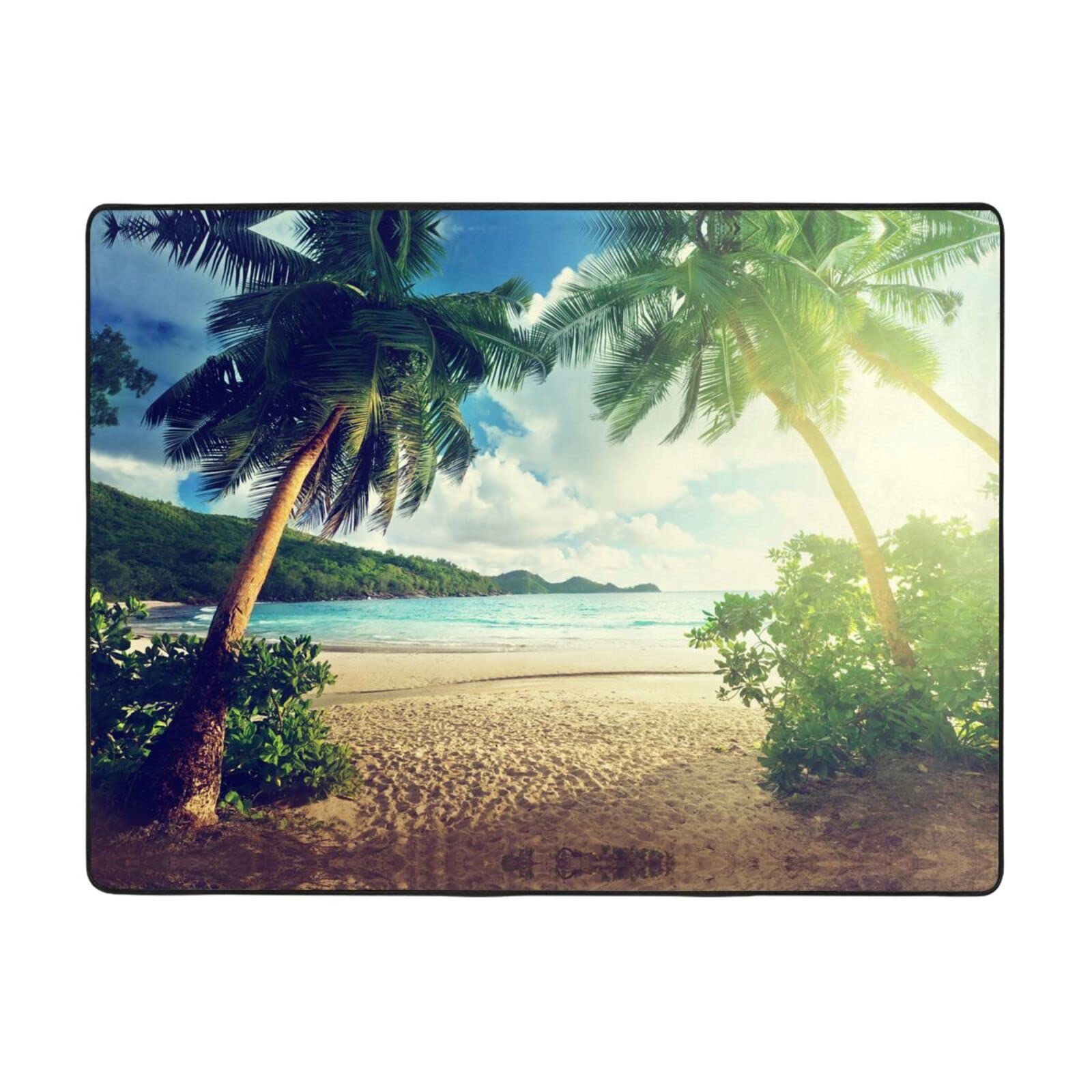 Tapis flanelle plage pour salon et dortoir chaleureux