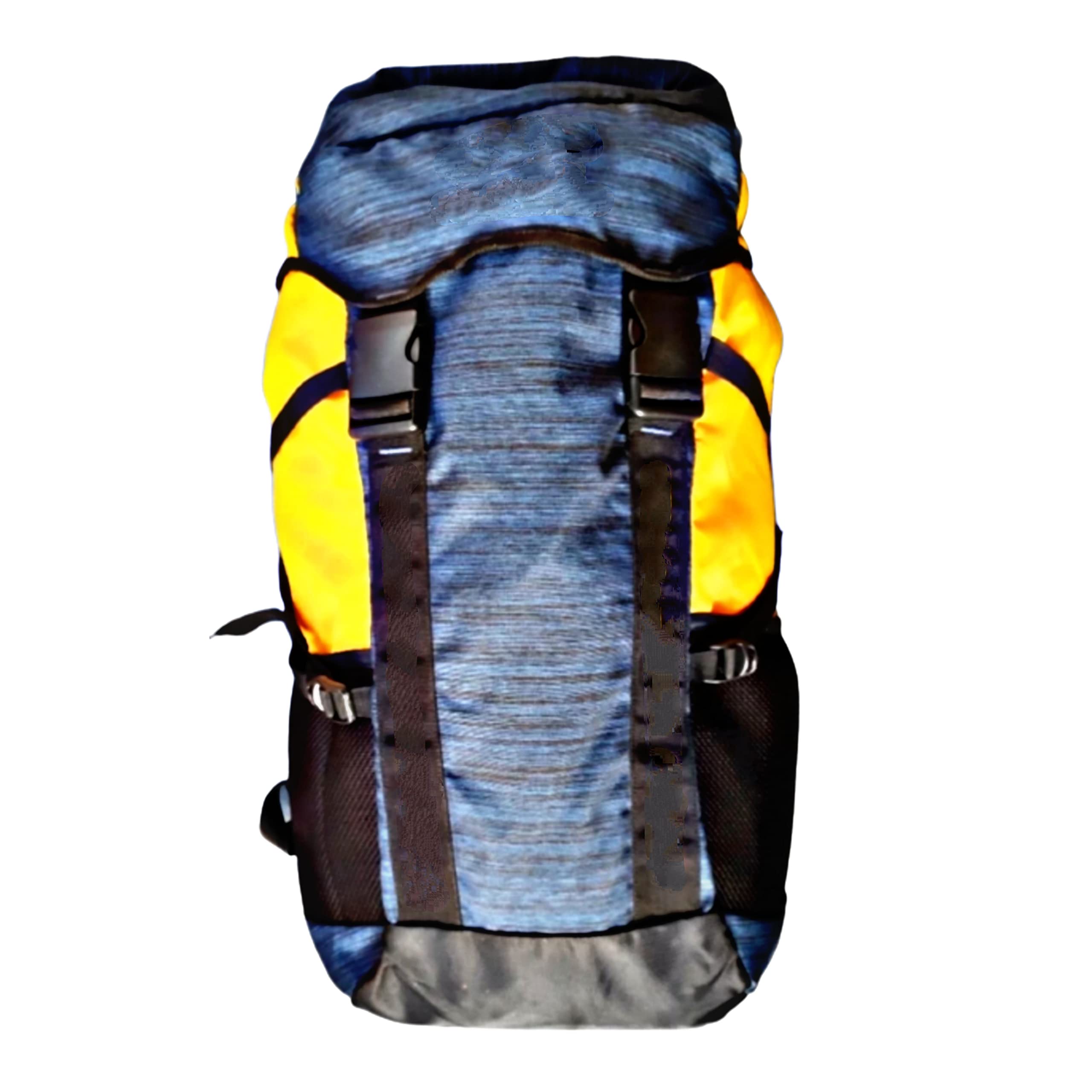 Street Studio Trekking, Hiking, Travelling Blue and Yellow Backpack- 55 liter Rucksack
