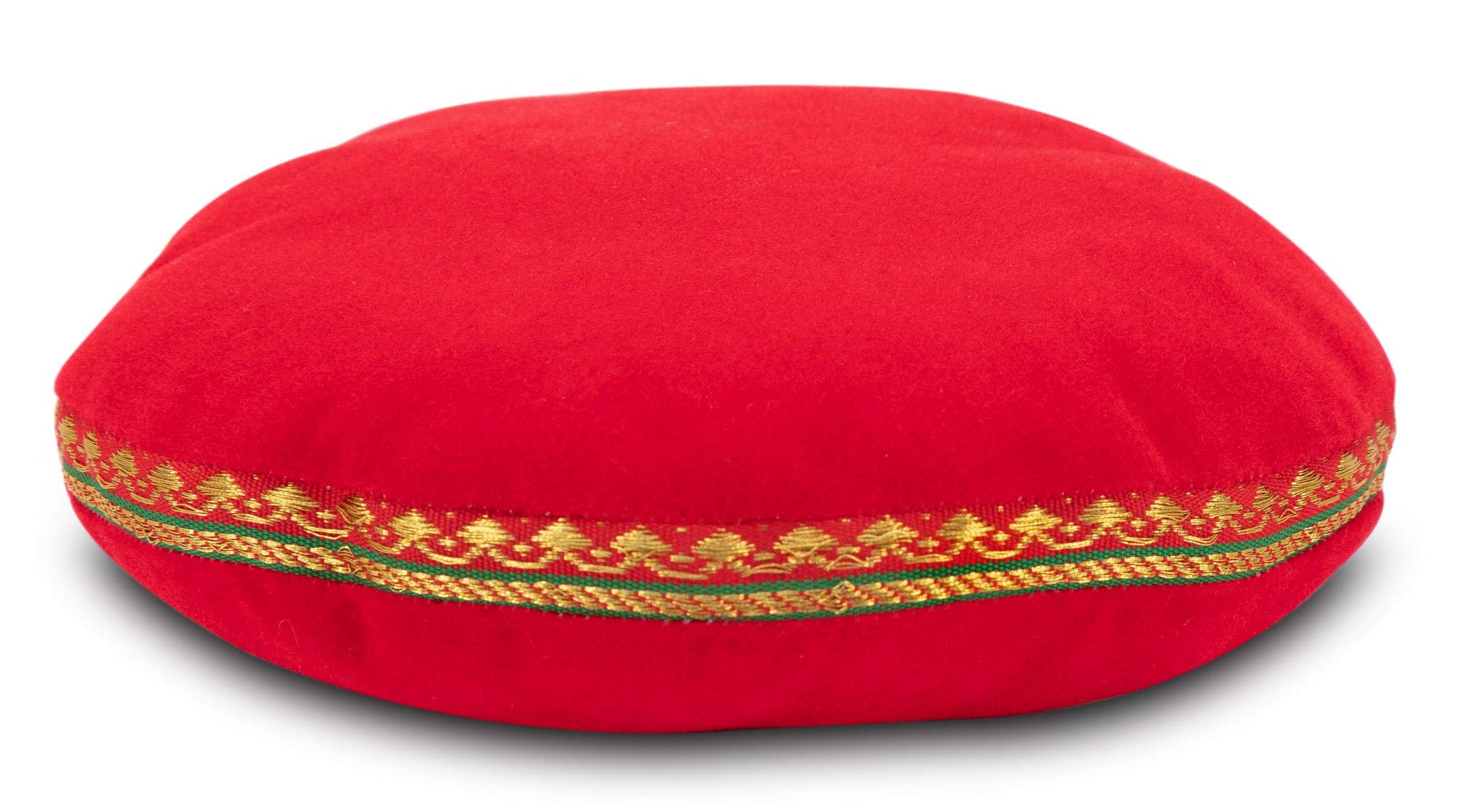 Set Completo Campana Tibetana XDrum Omshanti 17 cm - Peso: 900g - fatto a mano in India - ideale per meditazione e terapie - include cuscino e battente abbinati