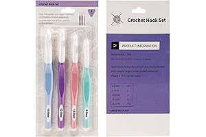 Lirmiery Crochet Hook: Experience the Art of Crocheting with Ergonomic Mastery