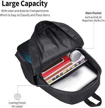 Parrot On Dark Packable Backpack 20l Lightweight, Foldable Travel Daypack - Hiking & Shopping Backpack For Men Women