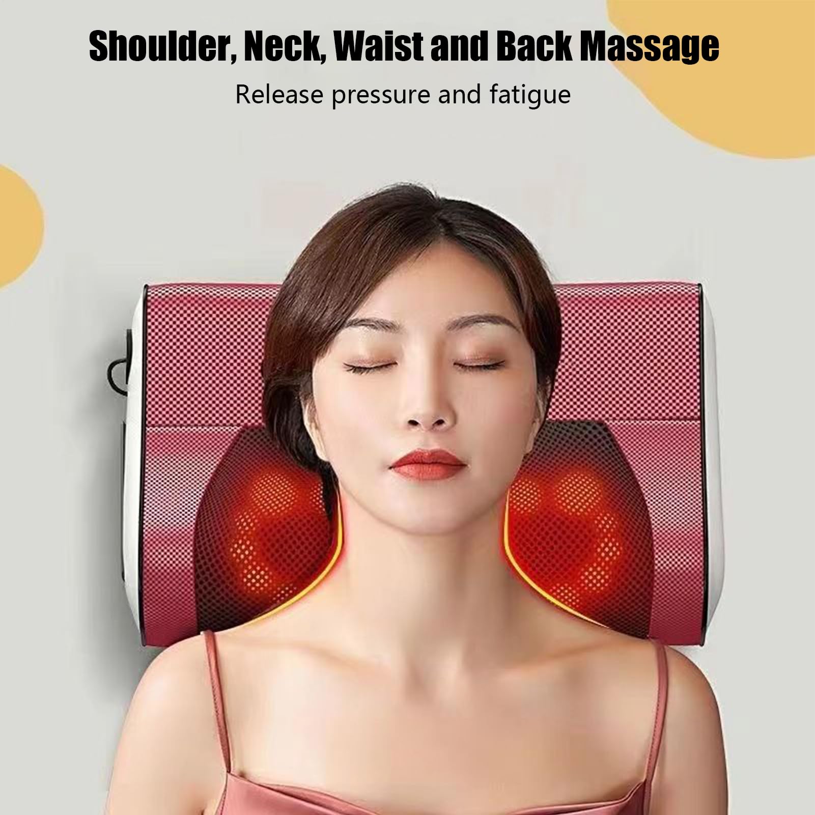 Massagekissen Entspannungs Nackenkissen Mit Wärme