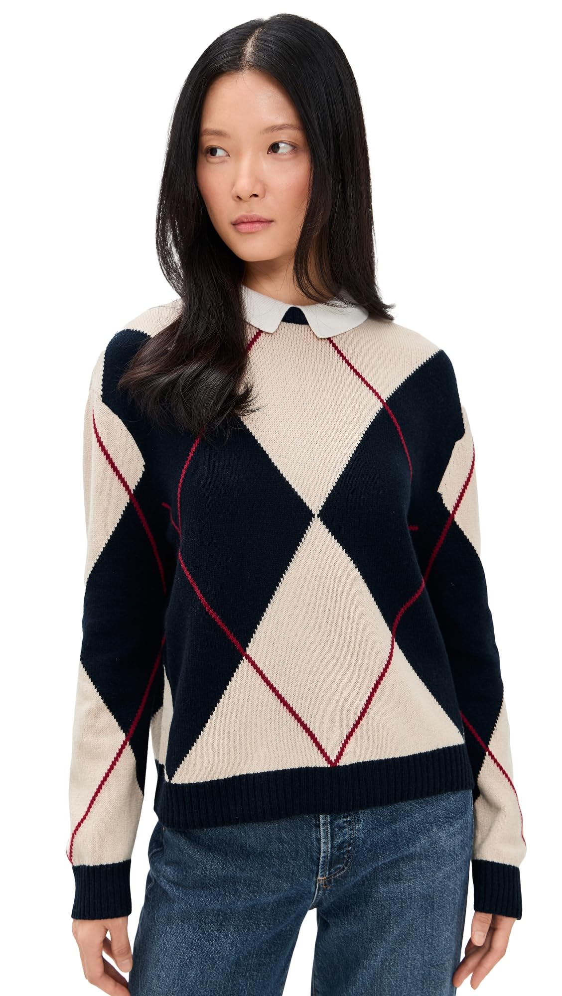 Joes Jeans Womens The Jude Collared Sweater