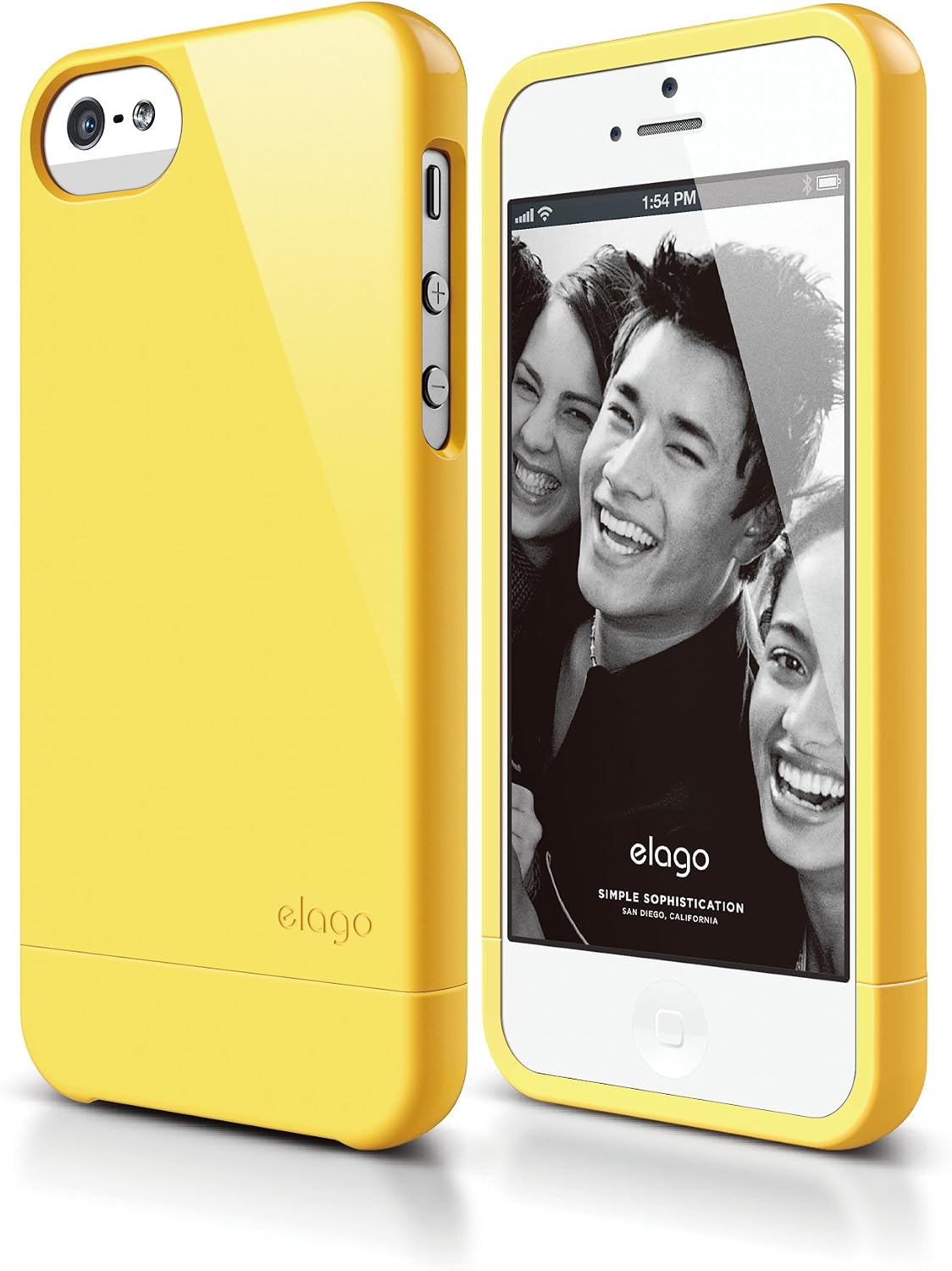 iPhone SE case, elago® [Glide][Sport Yellow] - [Mix and Match][Premium Armor][True Fit] - for iPhone SE/5/5S