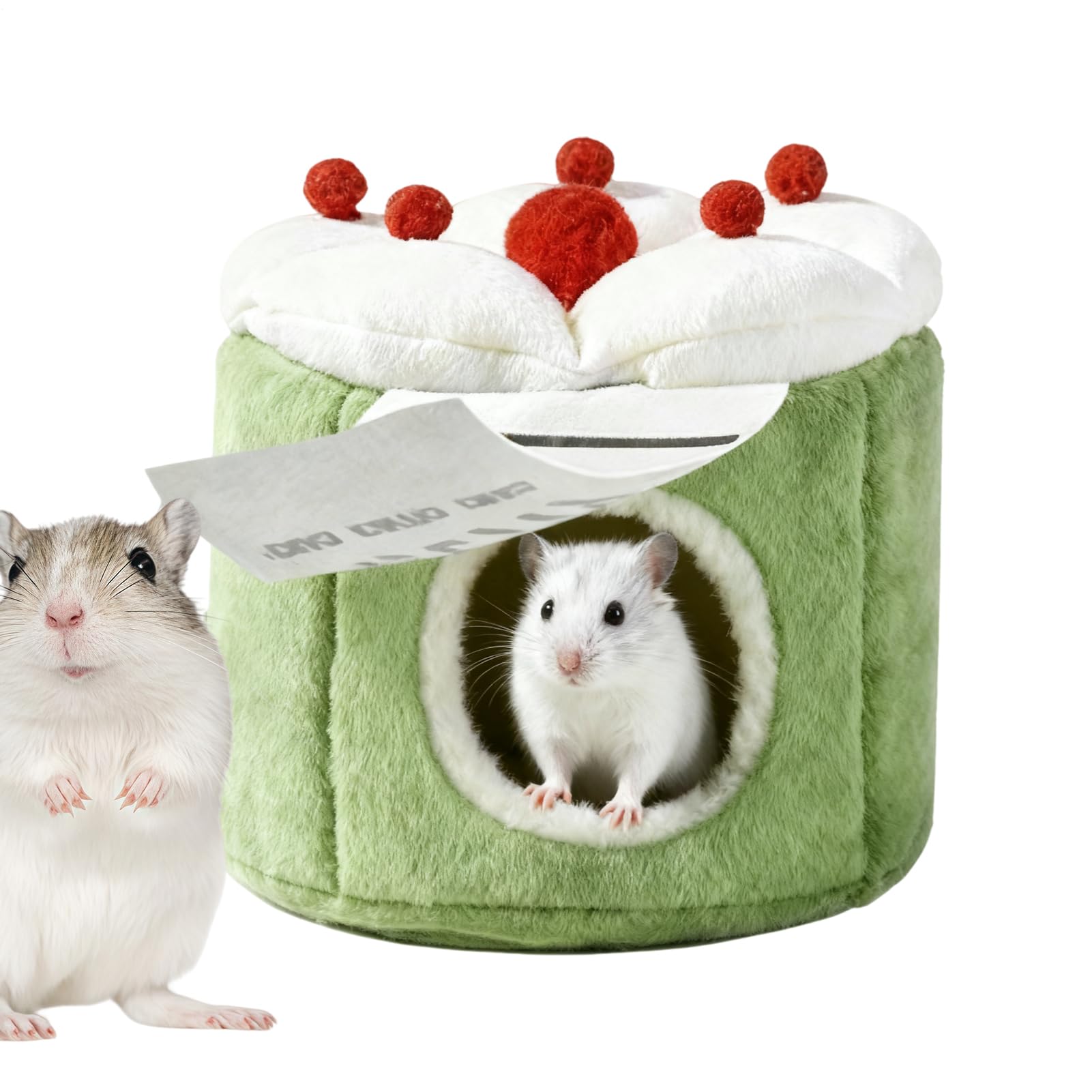 Maison pour lapin et animal de compagnie au design textile soigné