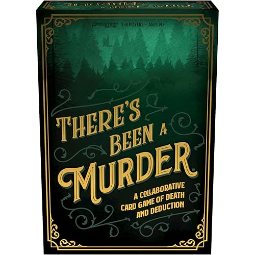 There's Been A Murder - A Collaborative Card Game of Death and Deduction (Packaging May Vary) by Pressman, for Ages 14 and up