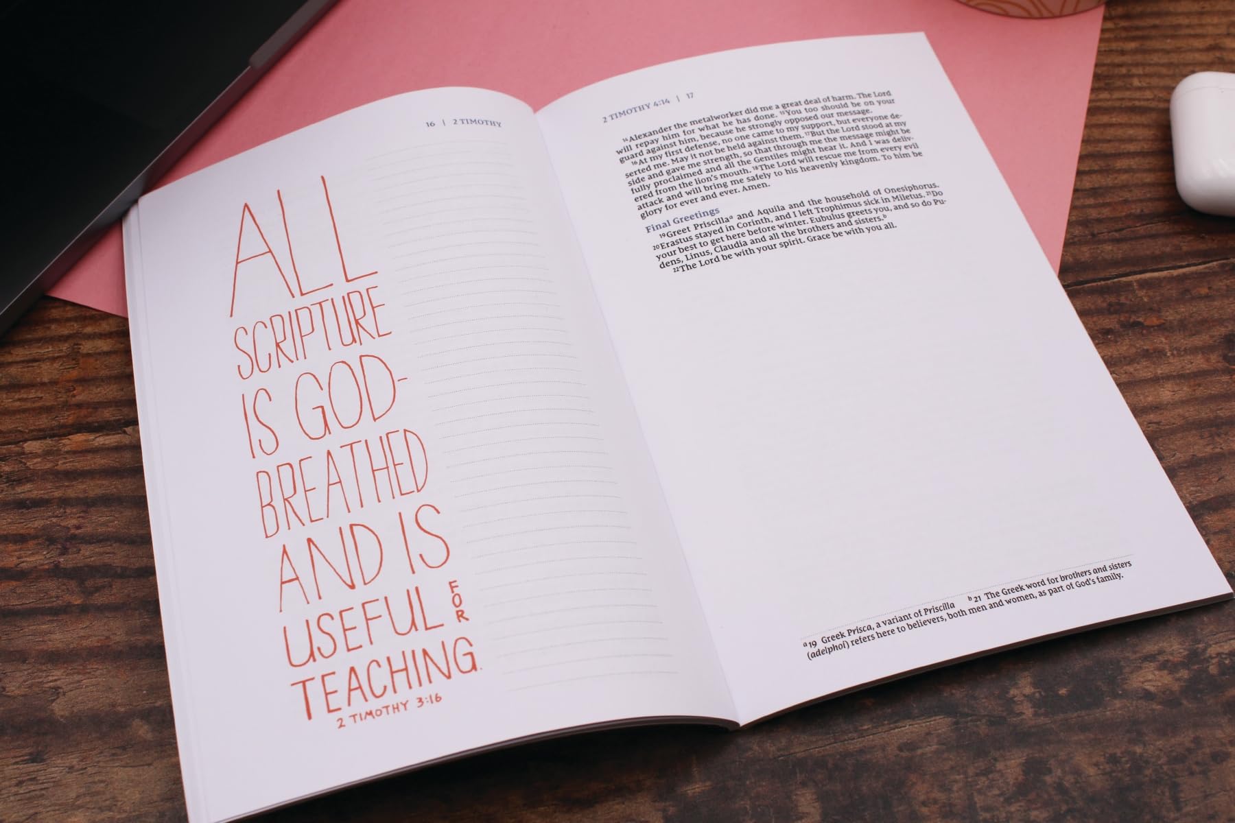 NIV, Beautiful Word Bible Journal, 1-2 Timothy and Titus, Paperback, Comfort Print - Image 4