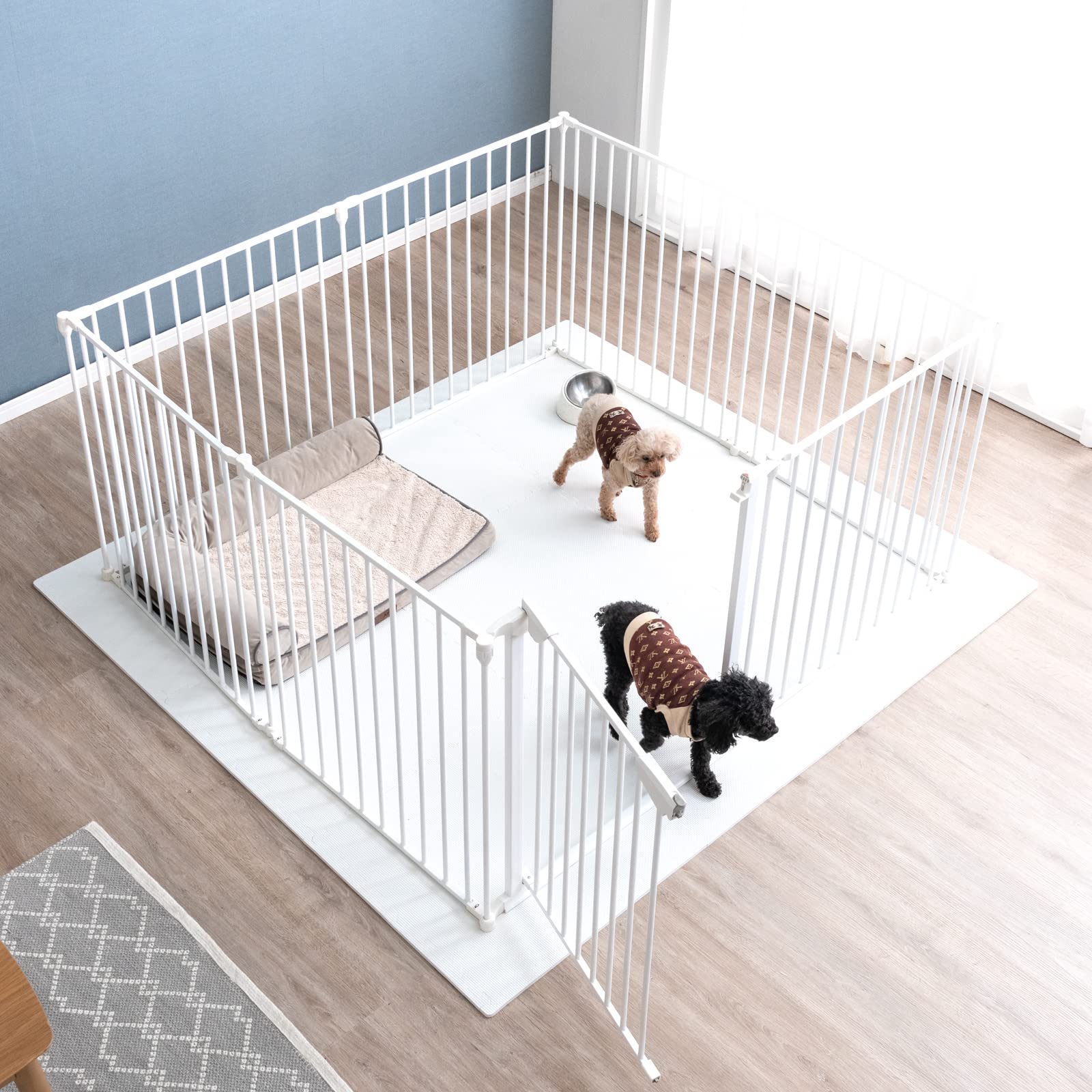 Amazon | タンスのゲン ペットサークル 実用新案登録【シニア犬