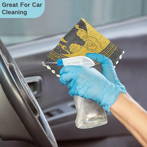 Miniatura 7 de Oriental Style Yinyang Sun Moon Clouds Stars 6 Pack Quick Dry Microfiber Dish Towels Decor Quality Dish Tea Towels for Restaurant Oven