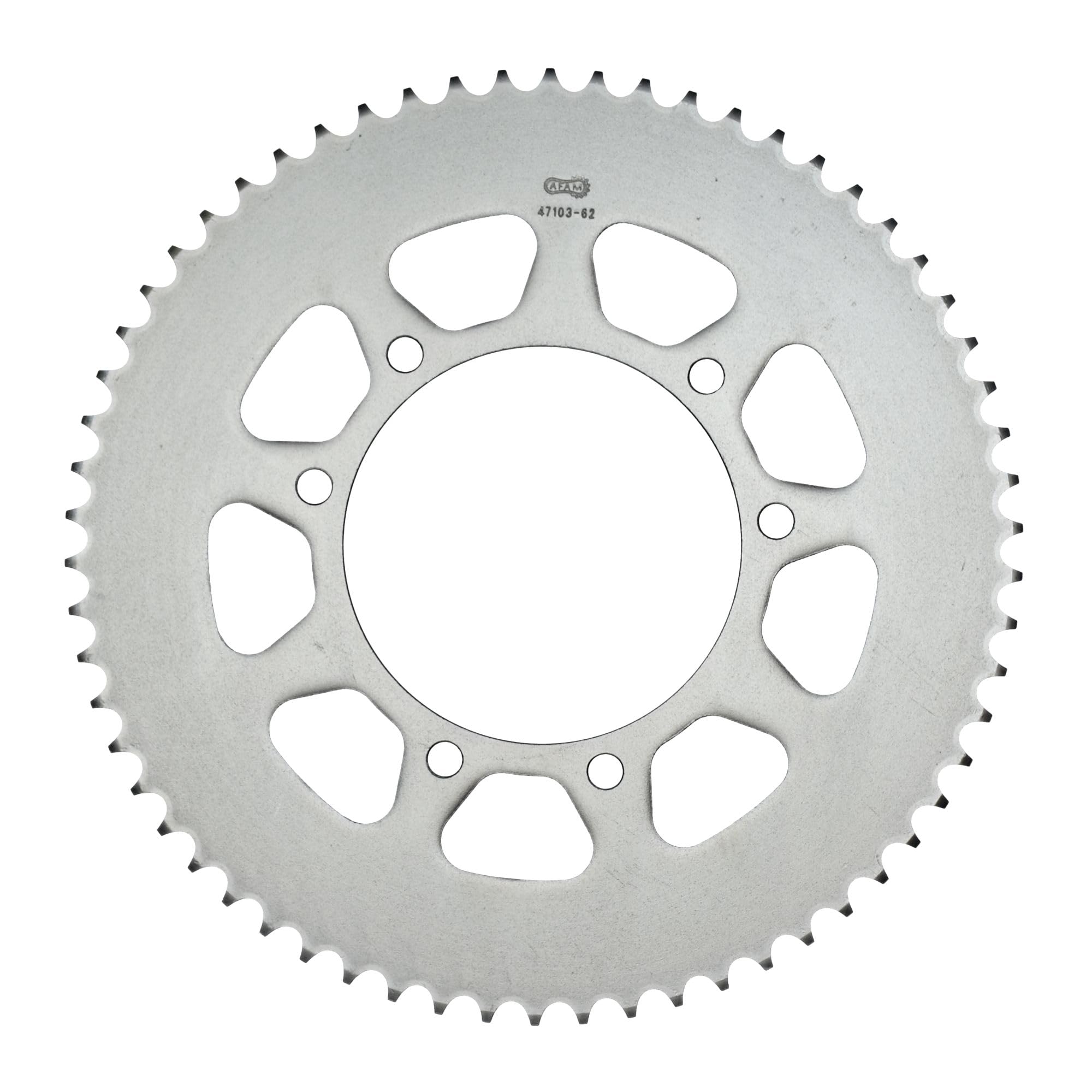 Kettenrad passend für Motorhispania RYZ 50 Enduro 2006-2010, Zähnezahl: 62, Teilung: 420, Material: Stahl
