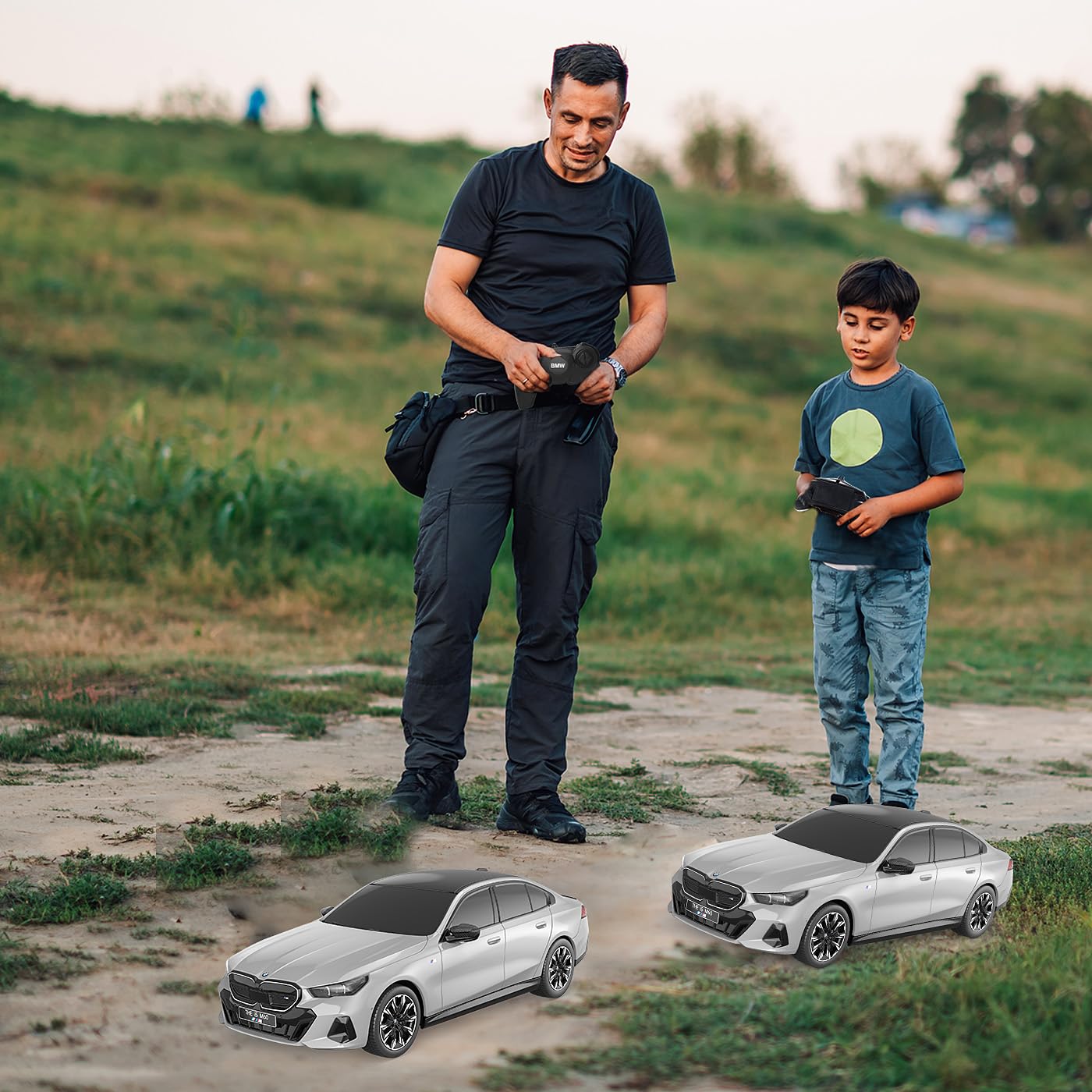 JAMARA 402219 BMW i5 1:24 2,4 GHz – zdalnie sterowany samochód, samochód RC, zabawka dla dzieci z pilotem zdalnego sterowania, model samochodu, prezent dla dzieci, samochód sportowy, wierne