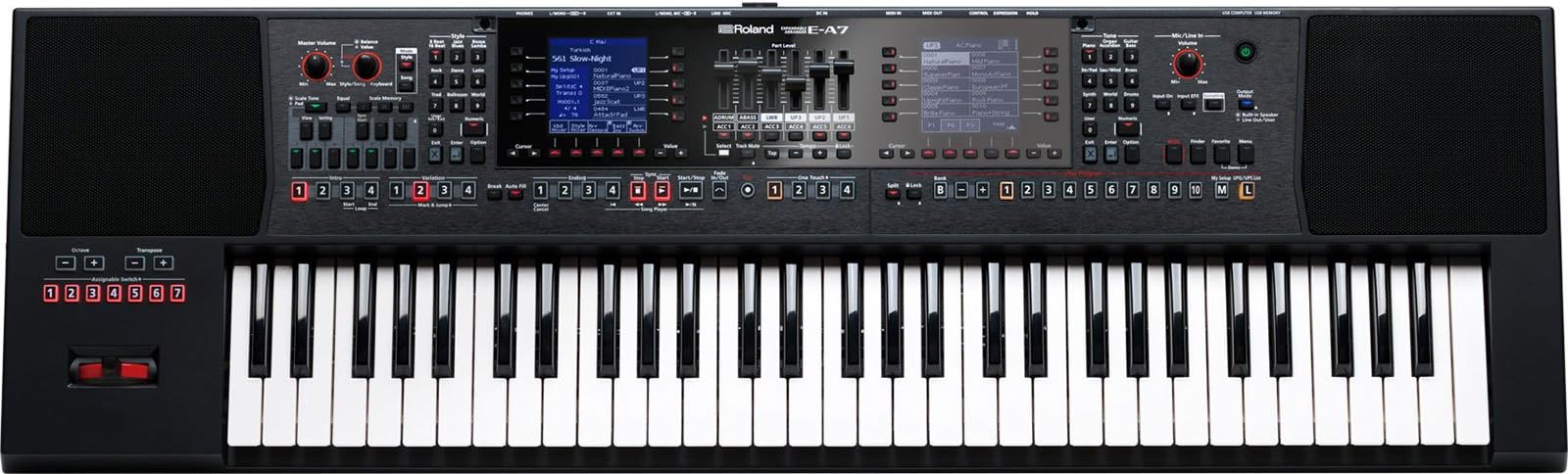 E-A7 Expandable Arranger Keyboard with Dedicated Vocal Effects (E-A7)