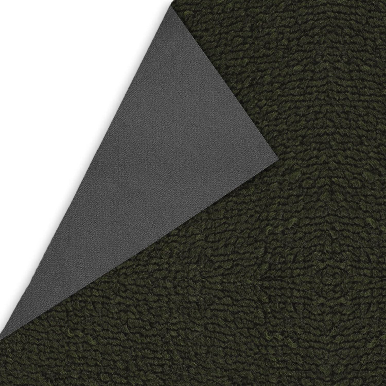Automotive Loop Pile Carpet, Car Upholstery for Floor Mats, Trunk, Dashboard, Speaker Box, Door Panel, Replacement Carpeting for Vehicle Interior, Truck, Boat, 40”W (Black)