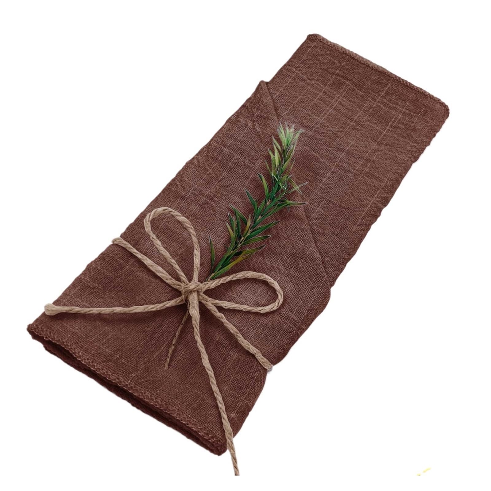 Gauze Cotton Napkins Rustic 12pcs 30x30cm for table