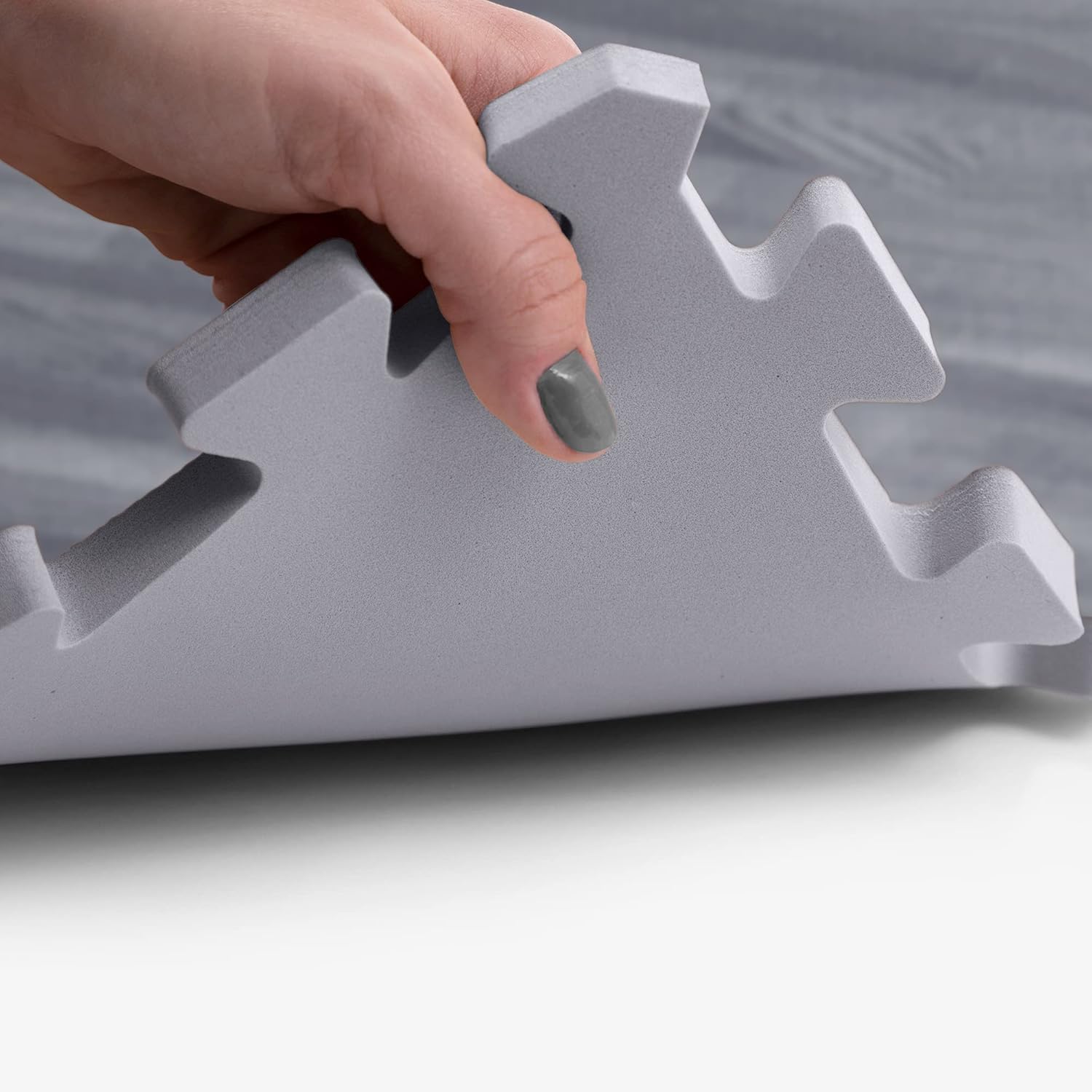IncStores Premium Soft Wood Print Foam Flooring Tiles | Interlocking Foam Tiles for Home, Gym, Training and Yoga | 3/8 and 5/8 Inch