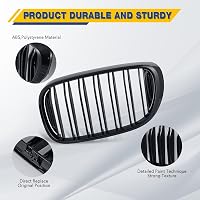 TOPTHAN BMW 7-es Sorozat G11 G12 Sport Első Hűtőrács - Fényes Fekete Dupla Bordás Vese Rács 2014-2018 Modellekhez, Közvetlen Csere 6