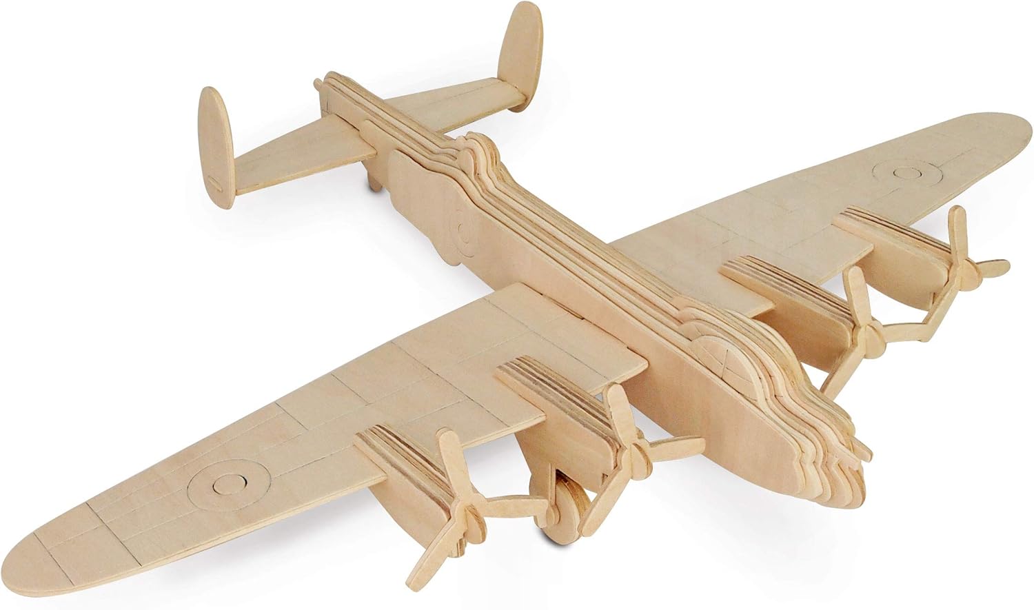 Quay Lancaster Bomber Woodcraft Construction Kit FSC Amazon.co.uk
