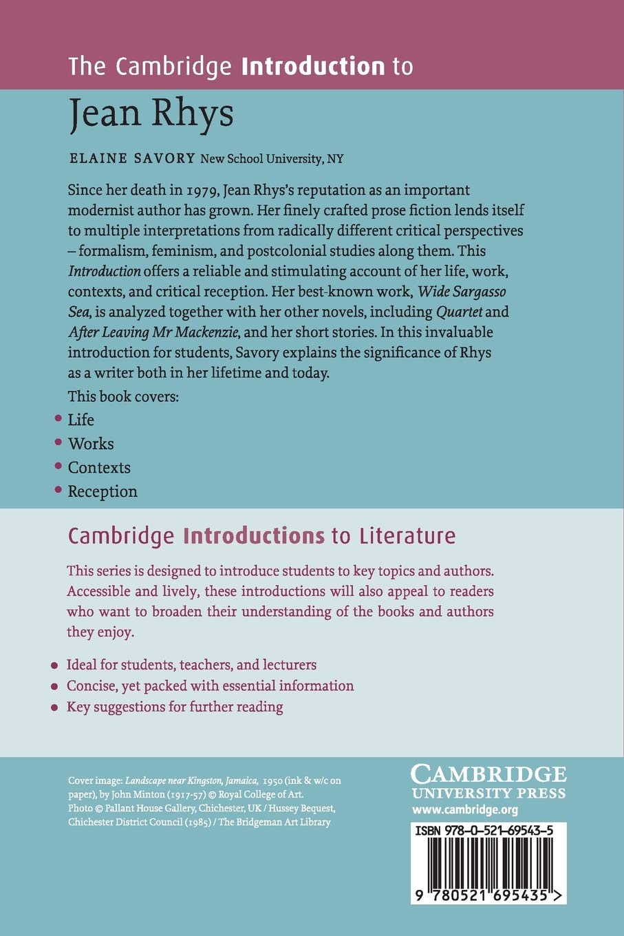 The Cambridge Introduction to Jean Rhys