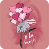 Cute & Lovely Heart Stickers For Signal, WhatsApp & Telegram | Stickers For Lovers (NO ADS)